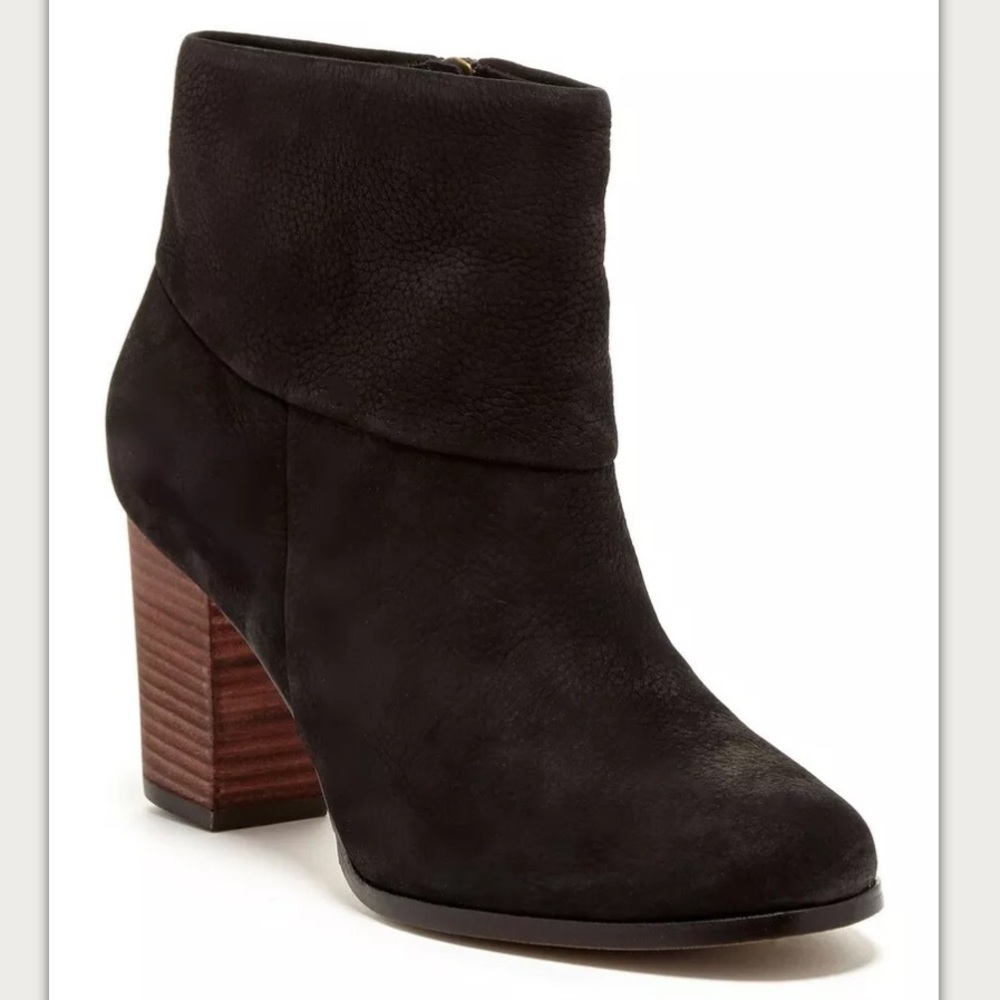 Cole Haan Cassidy Bootie Black Nubuck #D38775 Sz 8